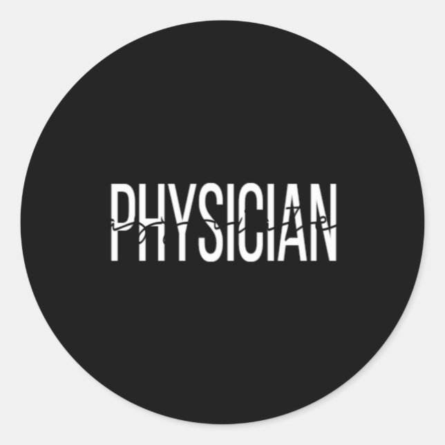Physician Associate Pa Classic Round Sticker (Front)