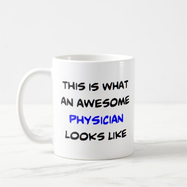physician, awesome coffee mug (Left)