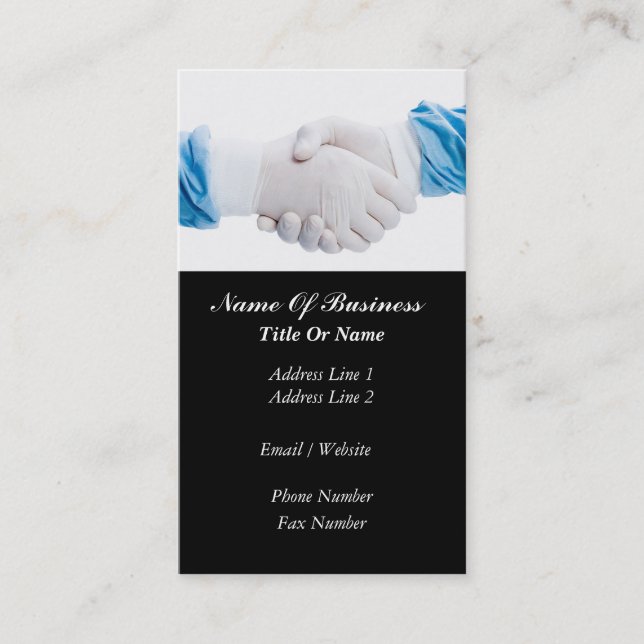 Physician Business Card (Front)