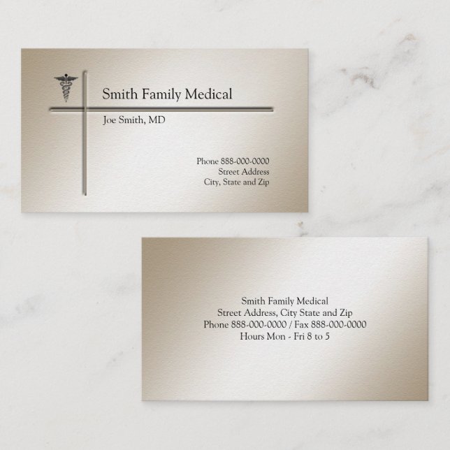 Physician Business Card (Front/Back)