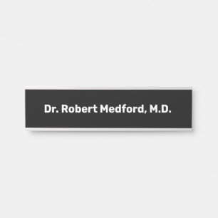 Physician Doctor Hanging Door Sign Name Plate