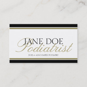 Physician Doctor MD Gold - Available Letterhead - Business Card