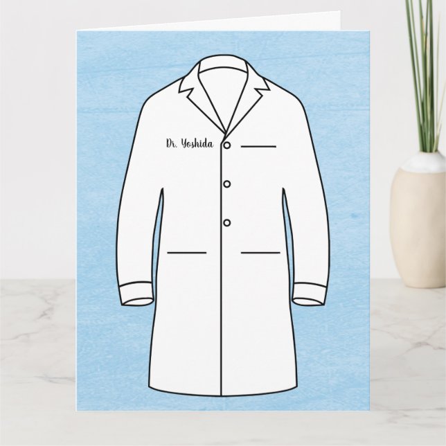  Physician Doctor Patient Care Thank You Card (Front)
