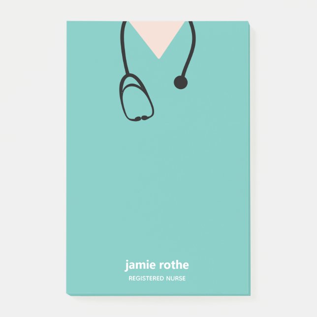 Physician Hospital Scrubs  Post-it Notes (Front)
