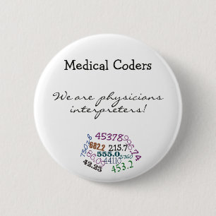Physician Interpreters 6 Cm Round Badge