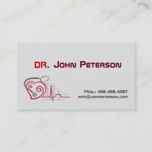 Physician Medical Doctor Practice Medicine Card