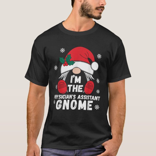 physician s assistant Gnome Family Matching Group  T-Shirt (Front)