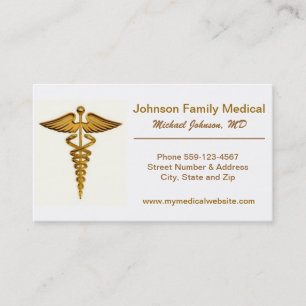 Physician's / Medical Doctor's Business Card