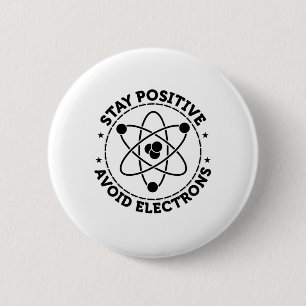 Physicist Electrons   Physics Science Gift 6 Cm Round Badge