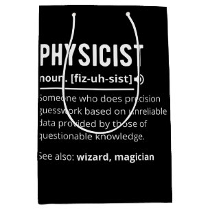 physicist medium gift bag