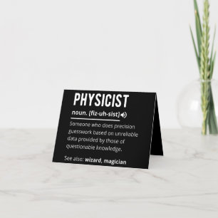 physicist note card