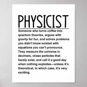 Physicist Poster