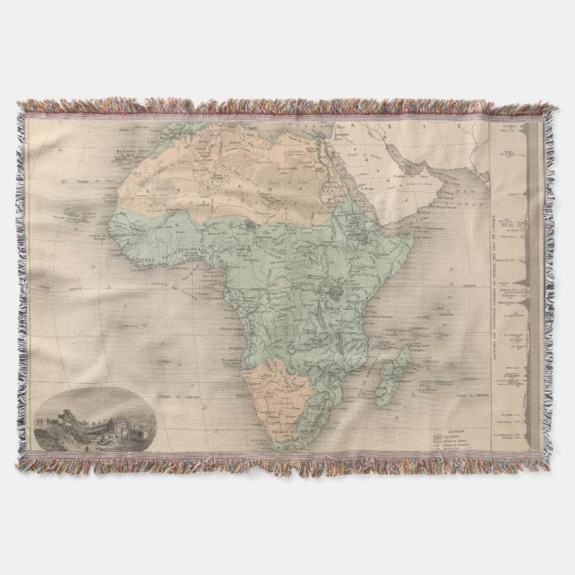 Physics Africa Throw Blanket (Front)