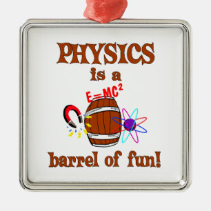 Physics Barrel of Fun Metal Tree Decoration