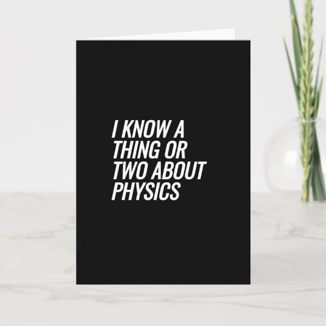 Physics Card (Front)