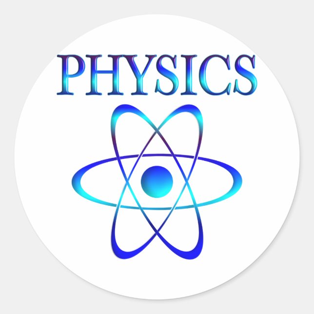 Physics Classic Round Sticker (Front)