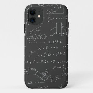 Physics diagrams and formulas iPhone 11 case