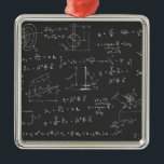 Physics diagrams and formulas metal tree decoration<br><div class="desc">Physics diagrams and formulas chalk handwriting on blackboard</div>