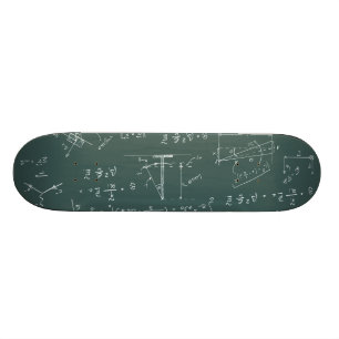 Physics diagrams and formulas skateboard