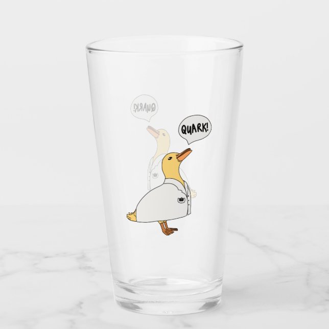 Physics Duck Glass (Front)