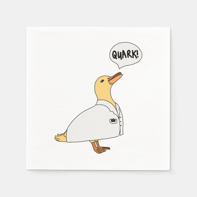 Physics Duck Napkin (Front)
