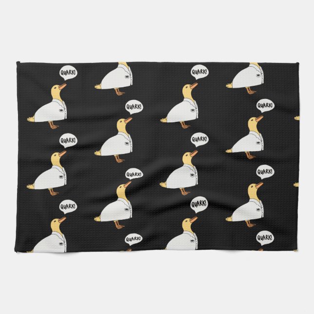 Physics Duck Tea Towel (Horizontal)