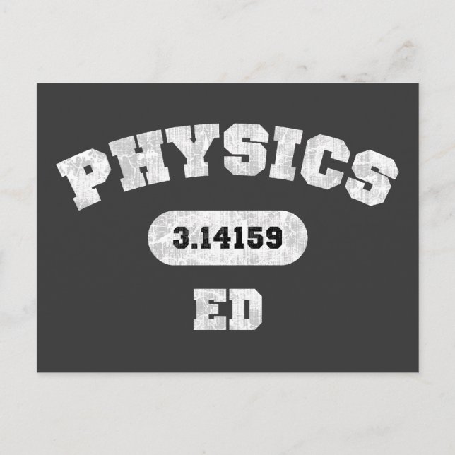 Physics Ed Postcard (Front)