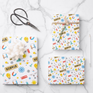 Physics Engineering Science Wrapping Paper Sheet