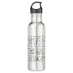 Physics equations and formulas 710 ml water bottle
