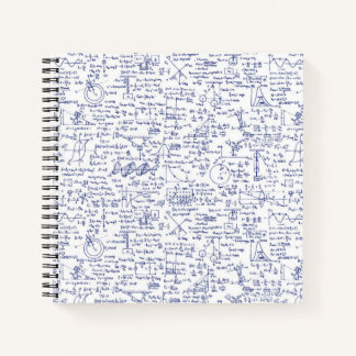 Physics Equations in Blue Pen // Notebook