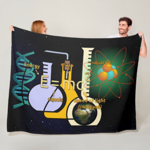 PHYSICS FLEECE BLANKET