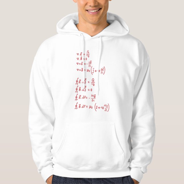 Physics Formula Hoodie (Front)