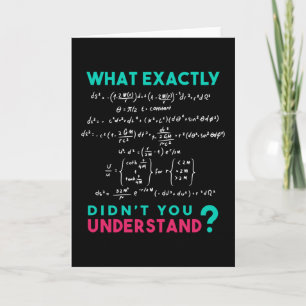 Physics formula Joke Card