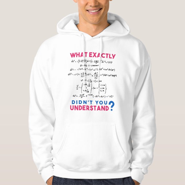 Physics formula Joke Hoodie (Front)