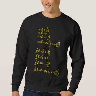 Physics Formula Square Sticker Invitation Sweatshirt