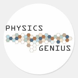 Physics Genius Classic Round Sticker