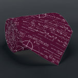 Physics Gift Ideas for Physicists Tie-Burgundy Red Tie<br><div class="desc">Not sure what to get for the physics fan in your life? This is one great idea with a cool design of neat physics diagrams and formulas!</div>