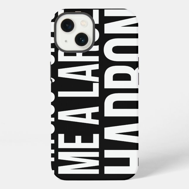 Physics Gives Me A Large Hadron iPhone Case (Back)