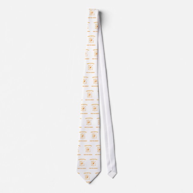PHYSICS IS THEORETICAL Science Funny Tie (Front)