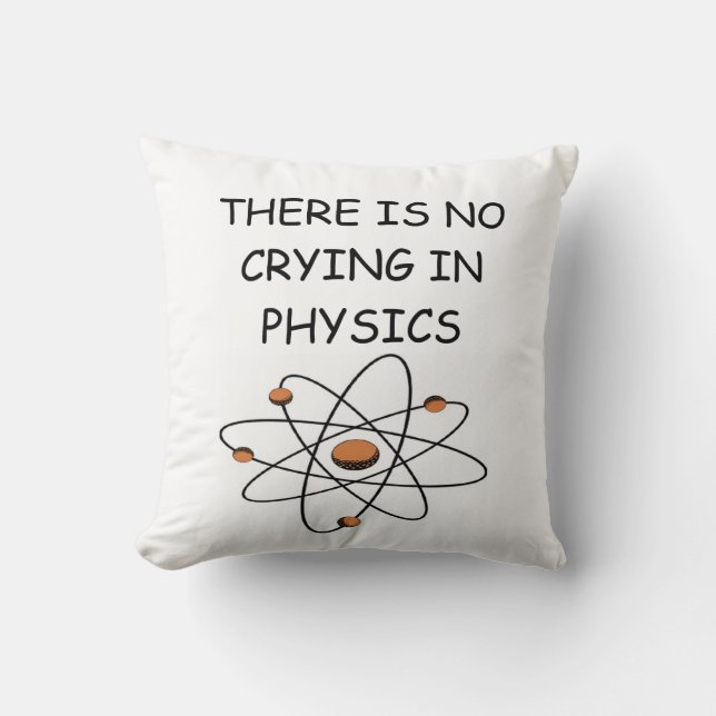 physics joke cushion (Front)