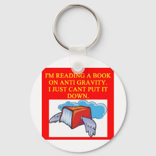 physics joke key ring