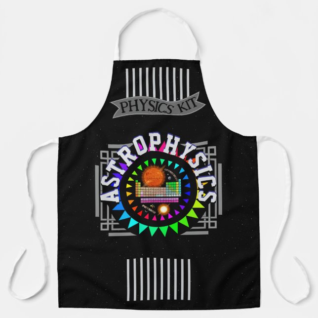 Physics Kit Astrophysics Periodic Table Apron (Front)