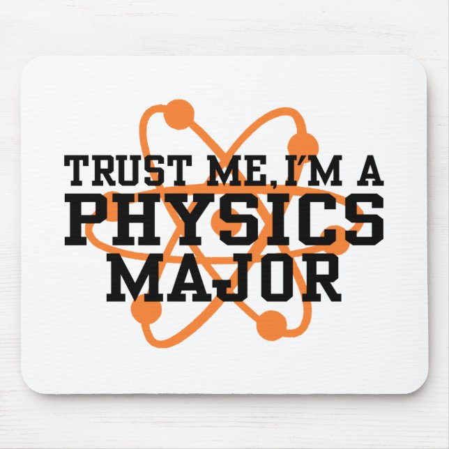 Physics Major Mouse Mat (Front)