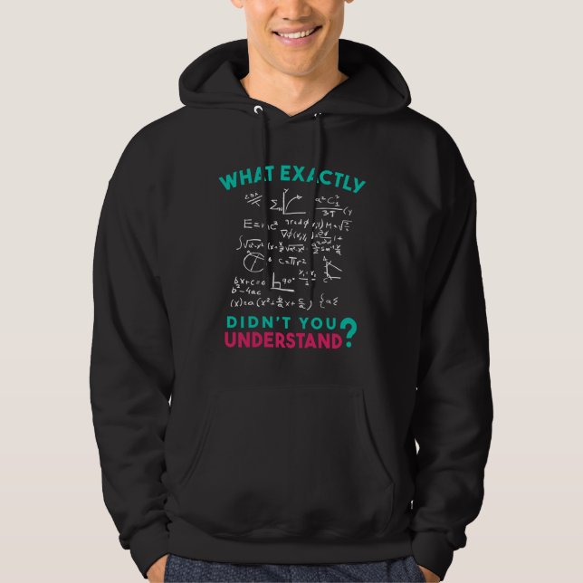 Physics Math Formula Joke Hoodie (Front)