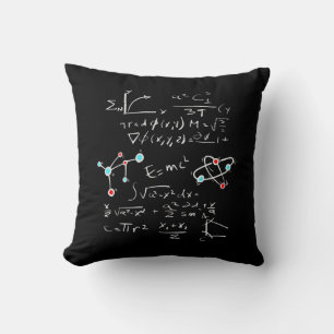 Physics Math Formula Teacher Student Atoms and Mol Cushion