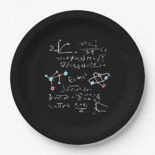 Physics Math Formula Teacher Student Atoms and Mol Paper Plate