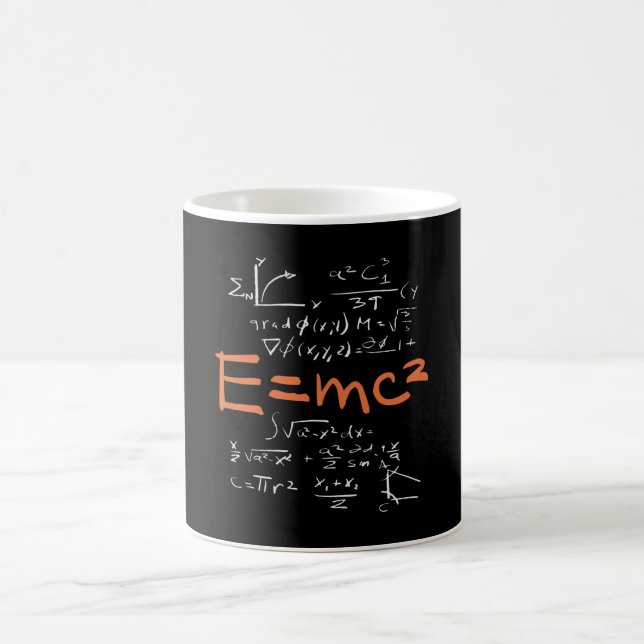 Physics Math Formula Teacher Student EMC2 Coffee Mug (Center)