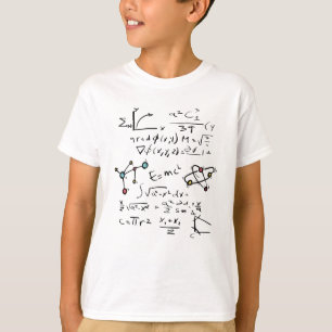 Physics Math Formula Teacher Student Molecules T-Shirt