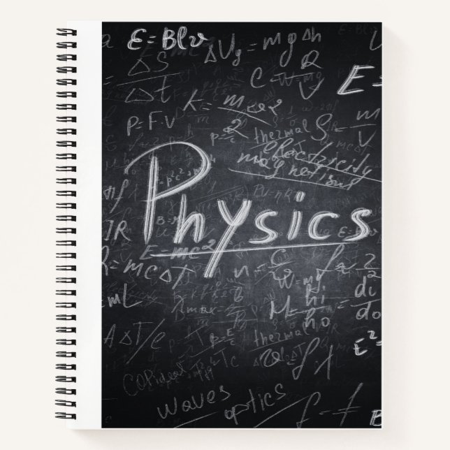 PHYSICS NOTES(BLACK SHADE) NOTEBOOK (Front)