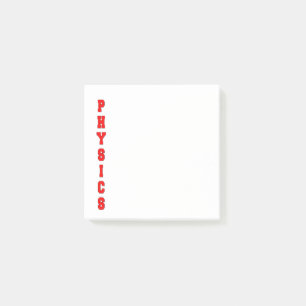 Physics Post-it Notes